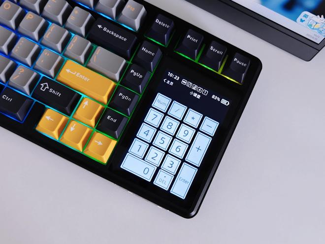 蛛L99带您解锁机械键盘新形态开元棋牌app触控大屏加持狼(图5)